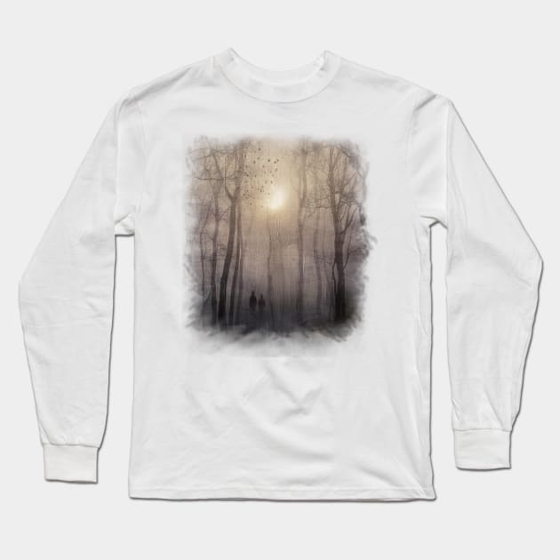 Eternal Walk Long Sleeve T-Shirt by ViviGonzalezArt